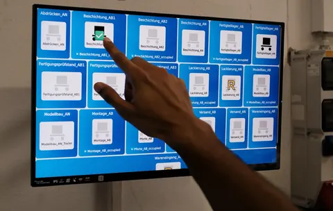 BayControl: BayControl with many stations on a touch screen