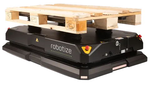 GoPal® E22: Lift bars up, carrying a pallet
